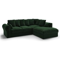 Baron Right Hand Corner Sofa, green