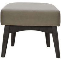 Hollis Footstool, grey, Leg colour: black