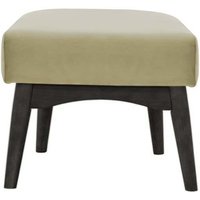 Hollis Footstool, mink, Leg colour: black