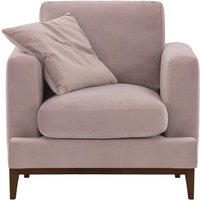 Covex Wood Armchair, lilac, Leg colour: dark oak