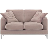 Covex Wood 2 Seater Sofa, lilac, Leg colour: white