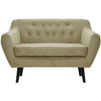 Varde Velvet 2 Seater Sofa, mink
