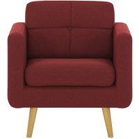 Brest Armchair, red