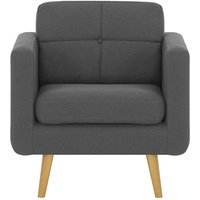 Brest Armchair, dark grey