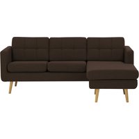 Brest Right Hand Corner Sofa, brown