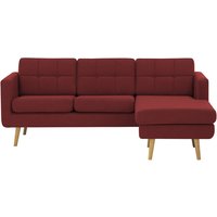 Brest Right Hand Corner Sofa, red