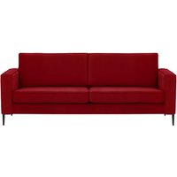Eaz 3 Seater Sofa, dark red