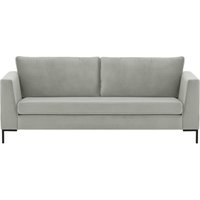 Gosena 3 Seater Sofa, silver, Leg colour: black metal