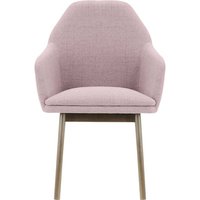 Buzz Chair, pastel pink, Leg colour: wax black