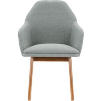 Buzz Chair, grey, Leg colour: aveo