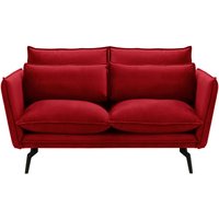 Layla 2 Seater Sofa, dark red