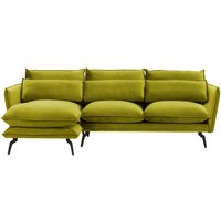 Layla Left Hand Corner Sofa, olive green