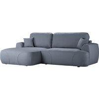 Satell left-hand corner sofa bed, grey