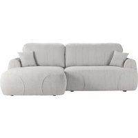 Satell left-hand corner sofa bed, Poso 100 - cream