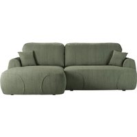 Satell left-hand corner sofa bed, Poso 46 - khaki