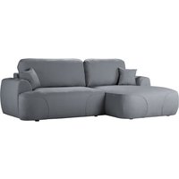 Satell right-hand corner sofa bed, light grey