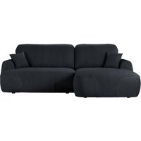 Satell right-hand corner sofa bed, Poso 135/Kronos 7 - graphite