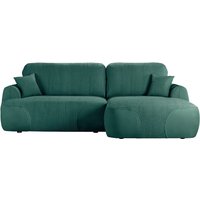 Satell right-hand corner sofa bed, Poso 14/Kronos 14 - dark green