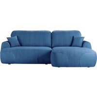 Satell right-hand corner sofa bed, Poso 5/Kronos 5 - blue