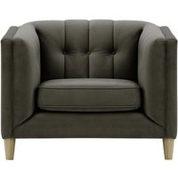 Sodre Armchair, graphite, Leg colour: wax black