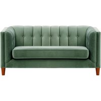 Sodre 2 Seater Sofa, dirty blue, Leg colour: aveo