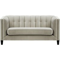 Sodre 2 Seater Sofa, silver, Leg colour: black