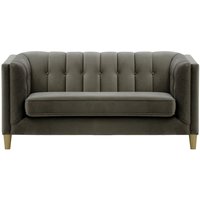 Sodre 2 Seater Sofa, graphite, Leg colour: wax black