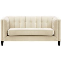 Sodre 2 Seater Sofa, light beige, Leg colour: black