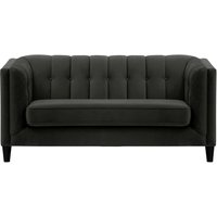 Sodre 2 Seater Sofa, black, Leg colour: black