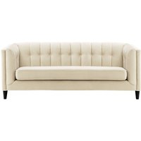 Sodre 3 Seater Sofa, light beige, Leg colour: black