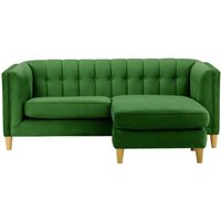 Sodre Universal Corner Sofa, dark green, Leg colour: like oak