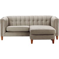 Sodre Universal Corner Sofa, grey, Leg colour: aveo