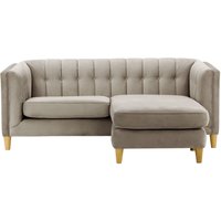 Sodre Universal Corner Sofa, grey, Leg colour: like oak