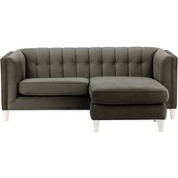 Sodre Universal Corner Sofa, graphite, Leg colour: white