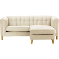 Sodre Universal Corner Sofa, light beige, Leg colour: like oak