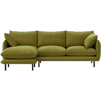 Nimbus Left Hand Corner Sofa, olive green