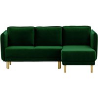 Swift Corner Sofa Bed, dark green