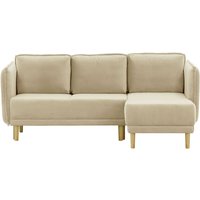Swift Corner Sofa Bed, light beige