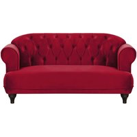 Harto 3 Seater Sofa, dark red