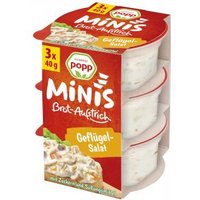 myTime Aktion 54% Rabatt auf Popp Geflügelsalat Brotaufstrich Minis