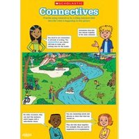 Education Digital Downloads: Connectives poster