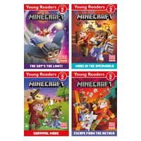 Minecraft Readers 4 Book Set