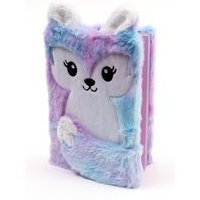 Plush Tie-Dye Fox Journal