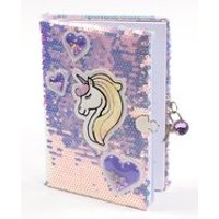 Sequin Unicorn Diary