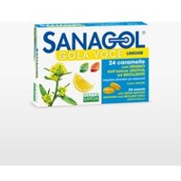 Sanagol- garganta voz- sabor limón 24 caramelos (Limón) - Phyto Garda | Natural Doctor