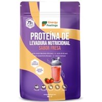 3 x Proteína de levadura nutricional 75% 500 g (Fresa) - Energy Feelings | Natural Doctor