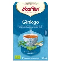 Infusión ayurvédica Ginkgo 17 bolsitas infusoras de 1.8g - Yogi Tea | Natural Doctor