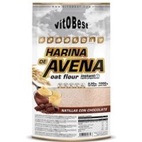Harina de avena natilla con chocolate 1 kg de polvo (Chocolate) - VIT.O.BEST | Natural Doctor