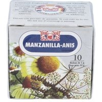 Infusión manzanilla con anís 10 bolsitas infusoras de 1g - LA LEONESA | Natural Doctor