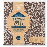 Papel de arroz integral bio 200 g - King Soba | Natural Doctor